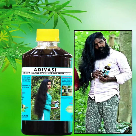 Adivasi Jeeva Sanjivani Herbal Hair Oil (Pack of 2)